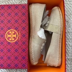 TORY BURCH WESTON FLAT ESPADRILLE NWT
